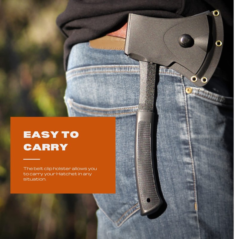 Wilora Hatchet, Includes Flint and Sharpener Stone