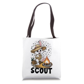 Bunny Rabbit Scout Camping Scouting Scouts Camper Tote Bag