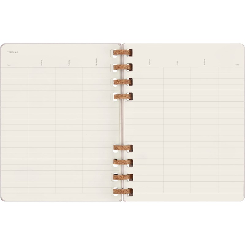 Moleskine Undated Spiral Planner, 12M, Extra Large, Crush Grape, Hard