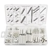 Spring Assortment, Set of 200 Coil Spring and Compression Springs