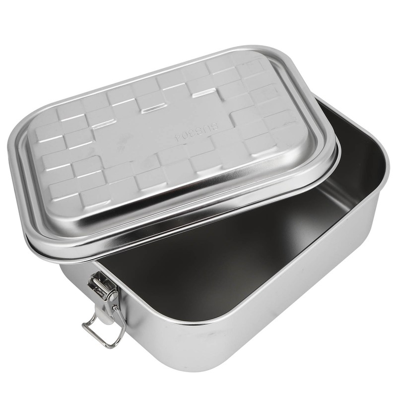 Single Layer Lunch Box Food Bento Container Stainless Steel 304