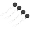 sourcing map 1.8 ft Retractable Cable Lock with Latch Remote