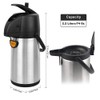 Airpot Coffee Dispenser Thermal with Pump,2.2L/74 Oz Insulated Stainless Steel