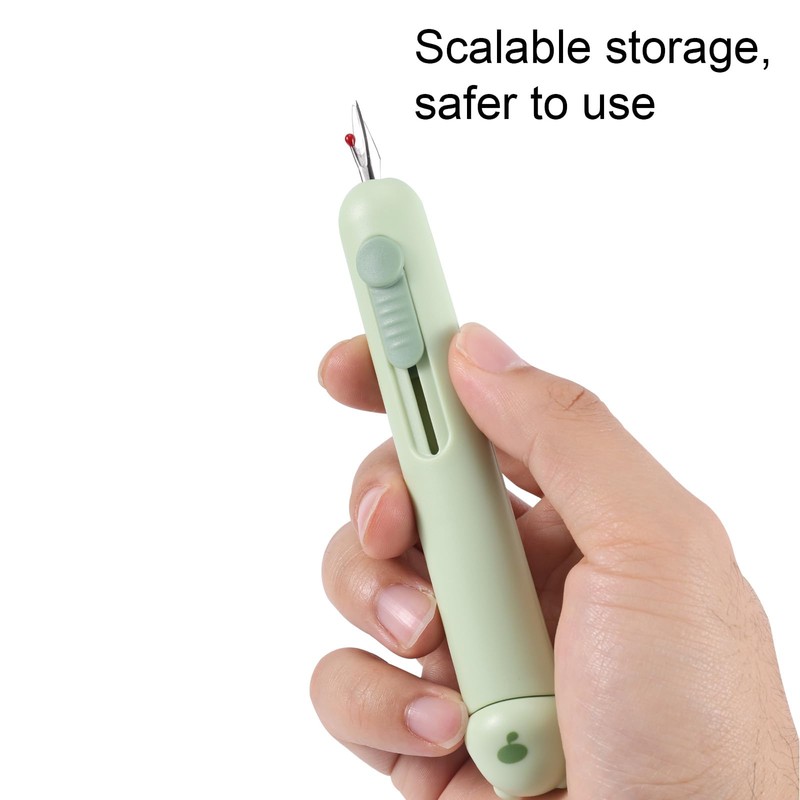 3 In 1 Automatic Needle Threaders Seam Ripper, Needle Storage
