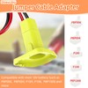 Jumper Cables Adapter Compatible with Ryobi 18V Battery, 2FT 12AWG