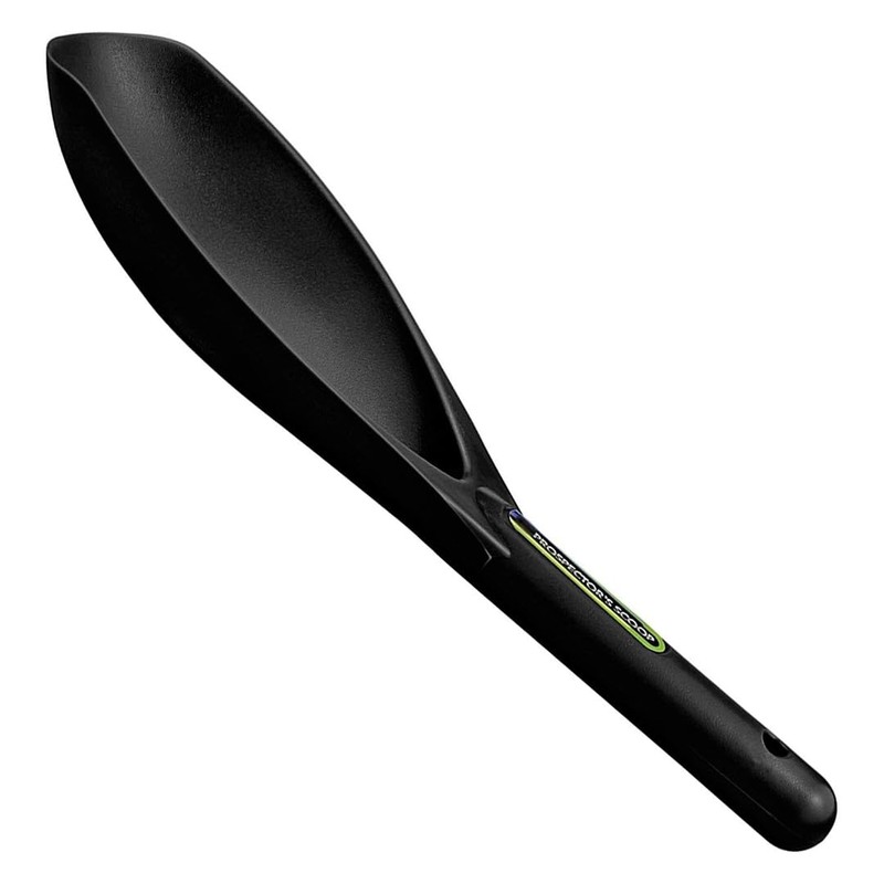 SE Black Prospector's Scoop - 12.5" Heavy-Duty Plastic Tool for