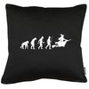 TShirt-People Evolution Witch Cushion with Filling 40 x 40 cm