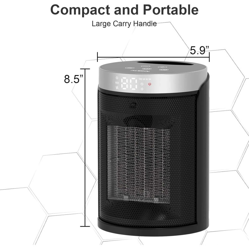 AUBKN Space Heater, AUBKN Small Portable Electric Heaters for Indoor