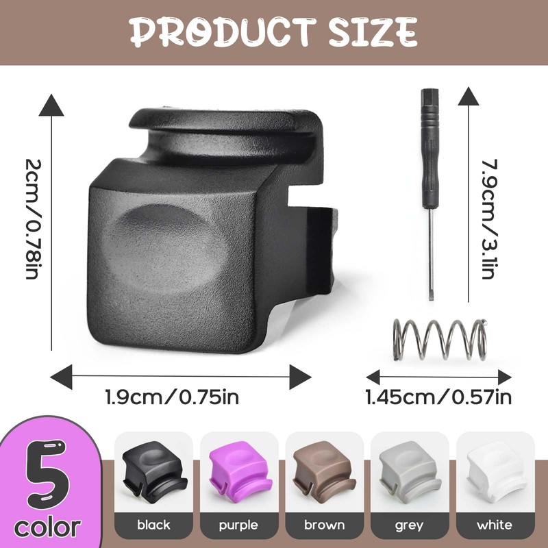 Sankoly 4pcs Replacement Button Compatible with Owala FreeSip 19/24/32/40oz,Water Bottle