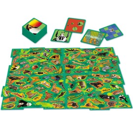Nathan Nathan - Mission Animals - The Jungle - Observation Game for Children - Discover the Animals of the Jungle - Playable with the Family - from 4 Years 31315 Multicoloured