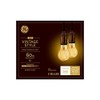 (2 bulbs) GE 48556 Vintage Style, Amber Glass A19 LED