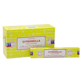 Satya Incense Sticks, 12 Packs x 15g, Citronella