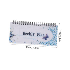 DOITOOL Multi Function Student Planner Binder Organizer Academic Memo Pad with Sturdy Cover Portable Weekly Scheduler for Students Teachers Minimalist Design for Home Office Use