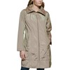 Cole Haan Women's Travel Packable Rain Jacket, Champagne