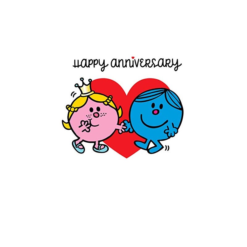 Mr Men Happy Anniversary Card