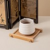 YumiPLUS 4pcs Ceramic Tea Cup Set – 160ml 5.4OZ Porcelain