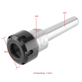 ER25 MT2 M10 Taper Collet Chuck Toolholder, ER25 MT2 M10 Taper Collet Chuck Holder Face Milling Arbor Adapter CNC Milling Tools