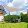 INFRANGE Waterproof 8' x 16' x 17.9' Sun Shade Sail