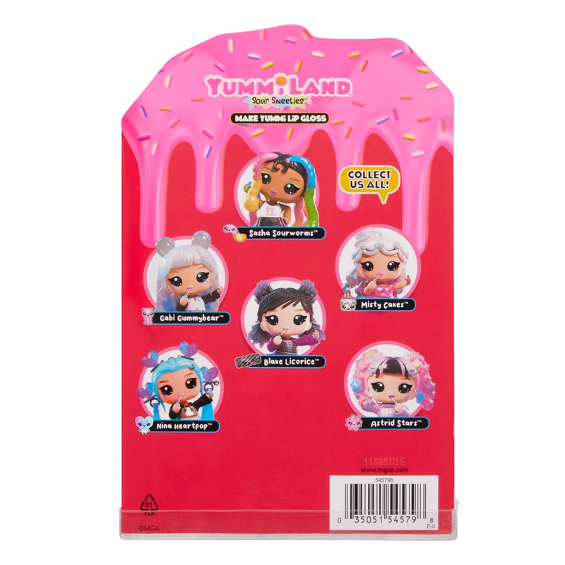 Yummiland Lip Gloss Doll Sour Sweeties - Gabi Gummybear (Solid)