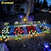 Anordsem Solar Lights Outdoor Decorative: Bendable Copper Wire with 120