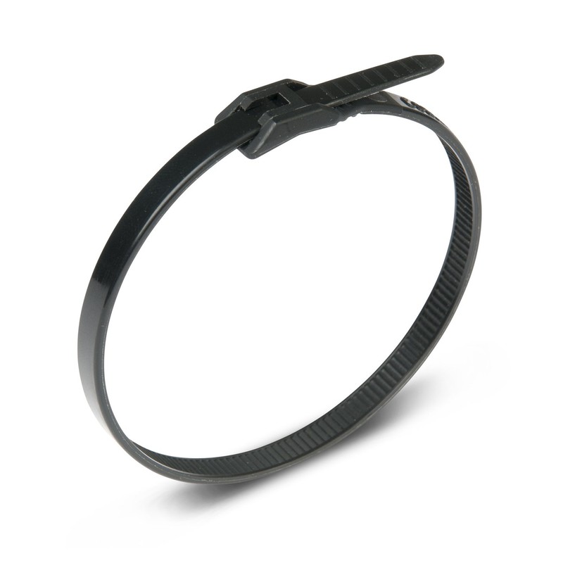 Ancor 199328 Cable Tie, Low Profile, 11", Black, 20pc