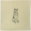 Azeeda 40cm x 40cm 'German Shepherd Dog' Canvas Cushion Cover