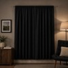 TECOR Cortina Blackout 2 Paneles 90x160cm para Recámara o Decoración,
