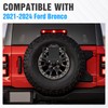 EYOUHZ for Ford Bronco Spare Tire Mount License Plate Frame