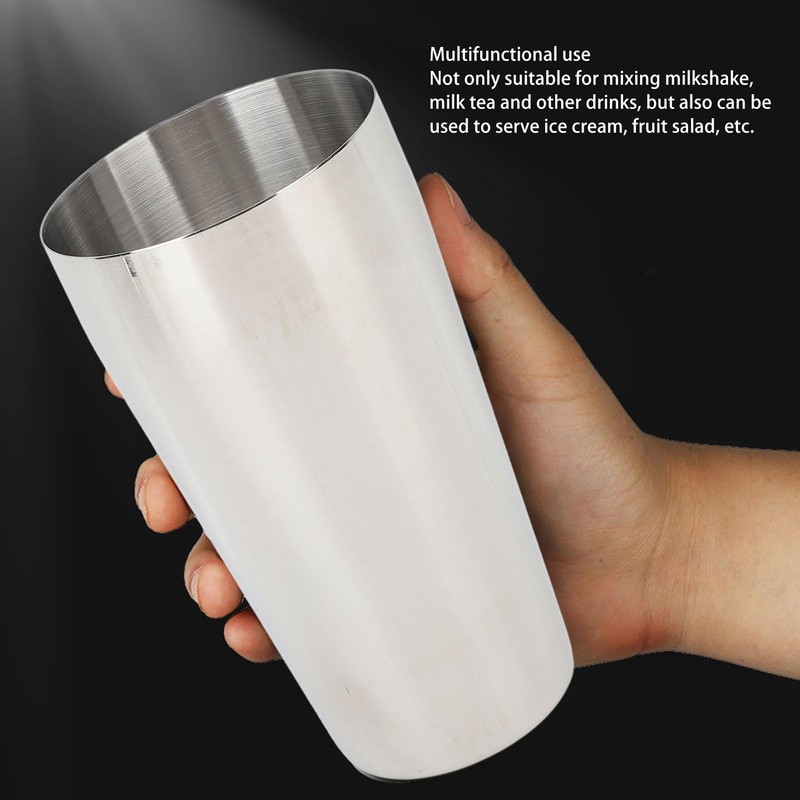 Large Capacity Milkshake Cup 304 Stainless Steel, Resistant, Portable for
