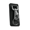 JAY-PEE Genuine Leather Key Ring Holder with Steel Belt Clip
