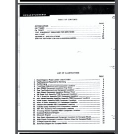 Marantz Model 125 AM FM Stereophonic Tuner manual 32 pages  comb bound