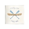 Stupell Industries Worry Less Paddle More Canoe Boat Typography Wood