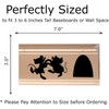 FnkBiz Jaq and Gus Wall Decal Mouse Hole Baseboard Sticker