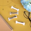 WLLHYF Pack of 4 Bone Hair Clips Skull Skeleton Hair