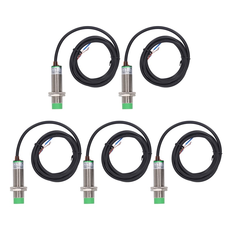 5PCS Inductive Proximity Switch Non Contact Distance Approach Sensor M18