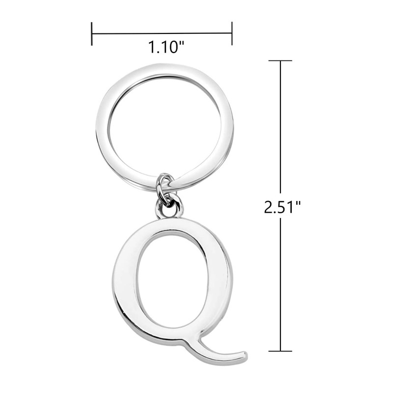 Freedale Keyring Letter - Initial Alphabet Key Ring Charm (Q)