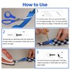 ieron 4 Sizes Bias Tape Maker Kit, Sewing Binding Quilting