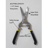 Forged Needle Nose Precision Clippers, Grape Vegetables Flowers Pruning Shear,