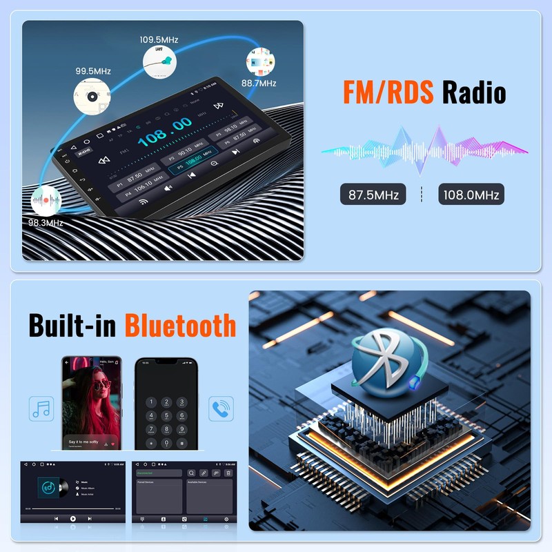 Realdio 2+64GB Android 15 Car Radio for Honda Fit 2008-2013