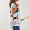 CafePress Beagle Rescue Polyester Tote Bag 16"x16"
