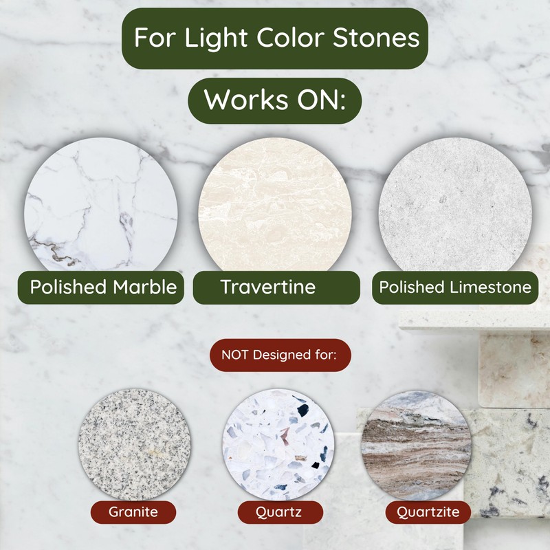 ESP Stone Care Marble Etch Remover Polishing Powder – Restores