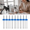 18pcs Sewing Machine Double Needle with Plastic Box Threader Simple
