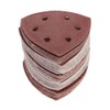 WINGONEER 50PCS 3.5" Inch 6 Hole Triangle Sanding Pad Details