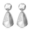 YUJIE Gold Earrings for Women Geometric Chunky Dangle Earring Silvery