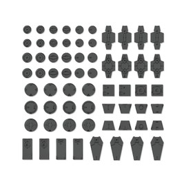 BANDAI SPIRITS(バンダイ スピリッツ) 30MM Customized Material (Decoration Part 1, Gray)