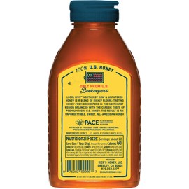 Local Hive Northeast Raw Unfiltered Honey – 16 oz, 100% Pure US Honey, Sourced from American Bees and Beekeepers - Natural Sweetener, Ideal for Tea, Baking, and Cooking