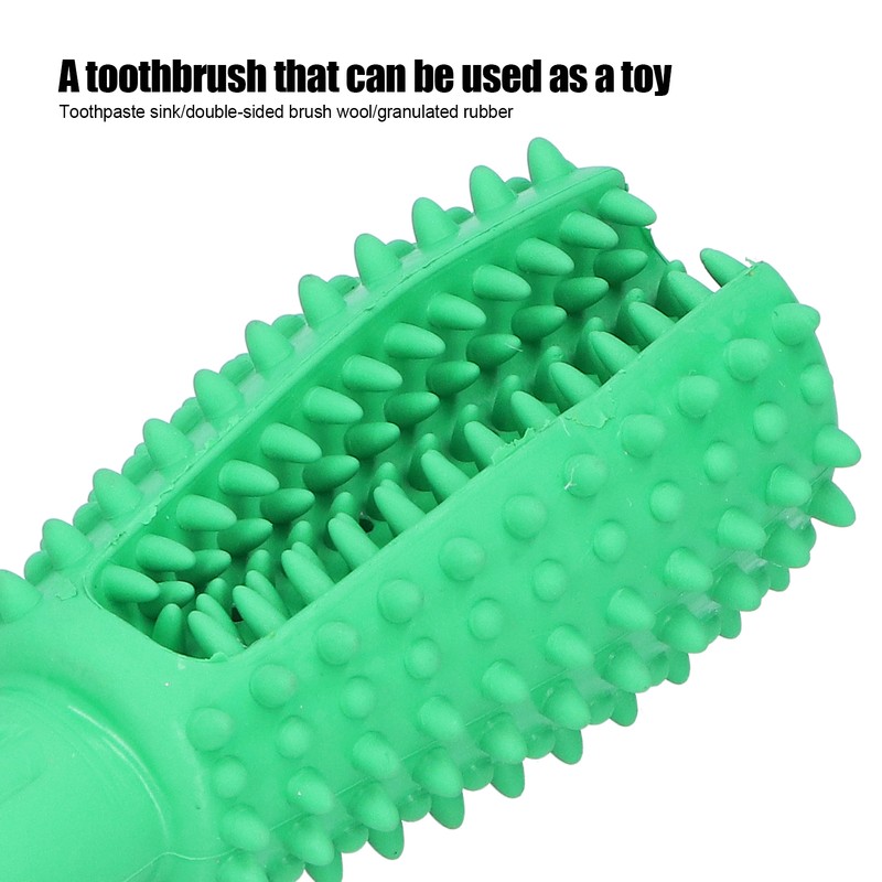 Pet Dog Rubber Safety Molar Cleaning Tooth Rod Playing Biting