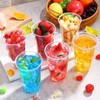 KesaPlan 100 Pcs 20 oz Clear Plastic Cups, Disposable Stemless