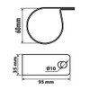 TRUCK DUCK® Universal Stainless Steel Clamp 60 mm for Truck