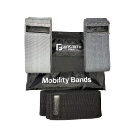 Gunsmith Fitness Triple Pack Hip Circles/Mobility Bands - Premium Fabric, Latex Free, Grip Effect, Perfect for Squat/Deadlift Warmups & Recovery